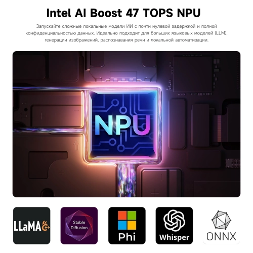 Компьютер Мини Chuwi AuBox X (2171147#MLN) Компьютер Мини Chuwi AuBox X Core Ultra 7 256V (2.2) 16Gb SSD1Tb ARC 140V Windows 11 Pro 2.5xGbitEth WiFi BT 100W серый (2171147) (2171147#MLN) фото 18