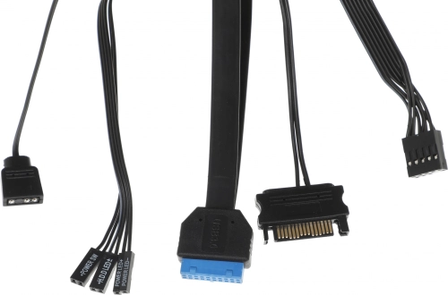 Корпус Azza FOREST черный без БП ATX 4x120mm 2xUSB3.0 audio bott PSU (CSAZ-370 FOREST) фото 26
