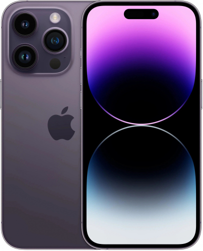 Смартфон Apple A2893 iPhone 14 Pro Max 256Gb 6Gb темно-фиолетовый моноблок 3G 4G 6.7