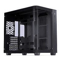 Корпус без блока питания/ Case JONSBO TK-3, Midi-Tower, TG, no fans, 2xUSB-A 3.2 + 1xUSB-C 3.2, ATX, mATX, mITX Black (TK-3 BLACK)