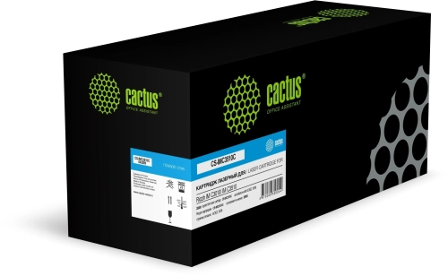 Картридж лазерный Cactus CS-IMC3510C 842509 голубой (28000стр.) для Ricoh IM C3010/ IM C3510 с чипом