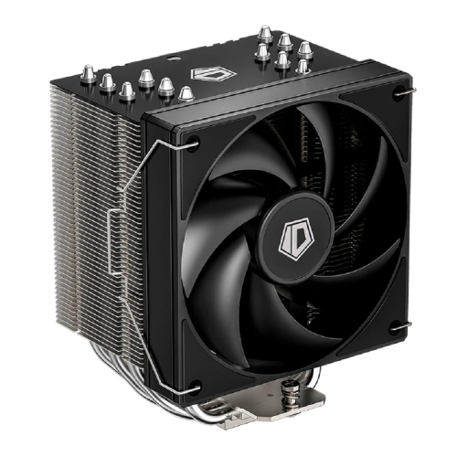 Кулер для процессора ID-COOLING SE-610-XT BASIC LGA1851/1700/1200/115X/AM5/AM4 (10шт/кор, TDP 250W, PWM, черный, 6 тепл.трубок + медная база, FAN 120mm) RET