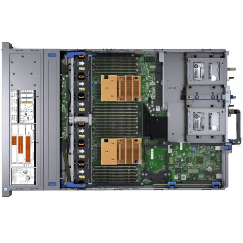 Сервер Dell PowerEdge R740/ 2x Xeon Gold 5218/ 128GB/ 3x 1.92TB SSD (up 16SFF)/ noODD/ H740p/ iD9En/ 4x GbE/ 2x 750W (up 2) (PER740RU3-26) фото 2