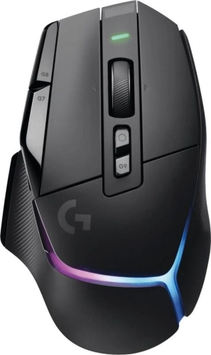 Мышь Logitech G502 X Plus черный оптическая (25600dpi) беспроводная USB (13but) (910-006167)
