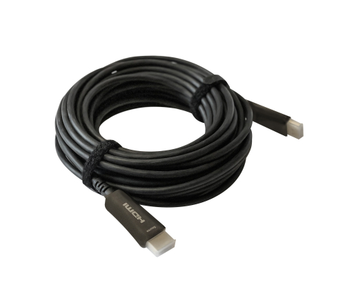 Кабель аудио-видео Digma HDMI 2.0 AOC HDMI (m)/ HDMI (m) 50м. позолоч.конт. черный (BHP AOC 2.0-50)