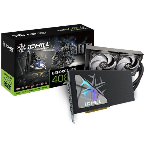 INNO3D RTX 4080 Super iChill Black/ / RTX4080 Super, HDMI, DP*3, 16G,D6X (C408SB-166XX-18700006)