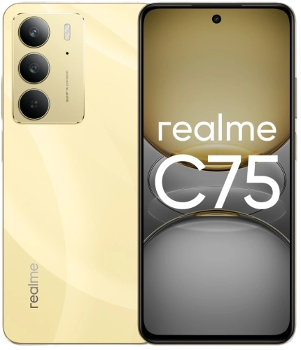 Смартфон Realme RMX3941 C75 256Gb 8Gb золотой моноблок 3G 4G 2Sim 6.72
