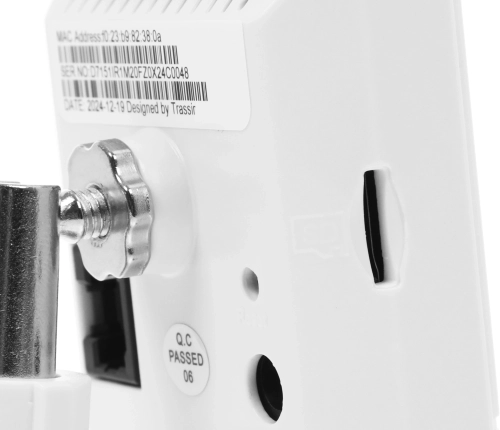 Камера видеонаблюдения IP Trassir TR-D7151IR1 1.4-1.4мм цв. корп.:белый фото 6