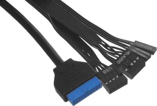 Корпус Accord ACC-XA09 черный без БП mATX 1x80mm 1x120mm 2xUSB2.0 1xUSB3.0 audio bott PSU фото 9