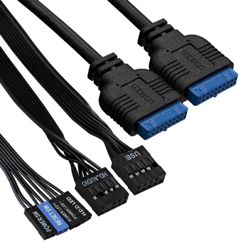 Exegate EX286439RUS Корпус Minitower ExeGate BA-309U2-AA400 (mATX, БП AA400 с вент. 8см, 1*USB+2*USB3.0, HD аудио, черный) фото 3