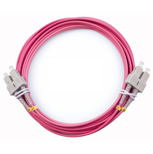 Патч-корд оптический , дуплексный, SC/PC-SC/PC, OM4, LSZH, 5.0 м LAN-2SC-2SC/OM4-5.0