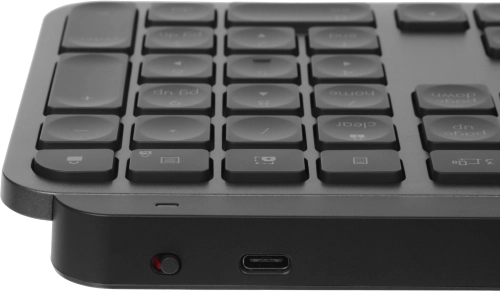 Клавиатура + мышь Logitech MX Keys S Combo клав:графитовый/черный мышь:графитовый USB беспроводная Bluetooth/Радио LED (920-011619) фото 8