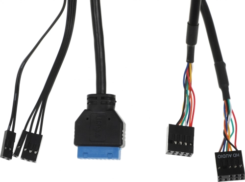 Корпус Azza FIGHTER черный без БП ATX 4x120mm 2xUSB2.0 1xUSB3.0 audio bott PSU (CSAZ-290 FIGHTER) фото 21