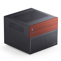Корпус без блока питания/ Case JONSBO N4, Mini-Tower, 1x120mm, 1xUSB-A 3.0 + 1xUSB-C 3.2, SFX PSU Support, mATX, mITX Black (N4 BLACK)
