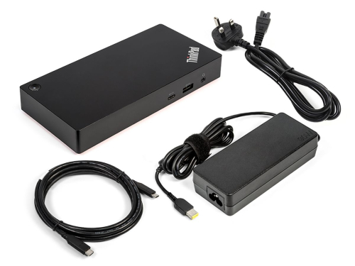 Док-станция ThinkPad Universal USB-C Dock (2x DP 1.4, 1x HDMI 2.0, 3x USB 3.1, 2x USB 2.0, 1x USB-C, 1x RJ-45, 1x Combo Audio Jack 3.5mm) rpl. 40AY0090EU (40AY0090UK) фото 6
