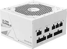 Блок питания Gigabyte ATX 850W GP-UD850GM 80+ gold (20+4pin) APFC 120mm fan 8xSATA Cab Manag RTL (GP-UD850GM WHITE)