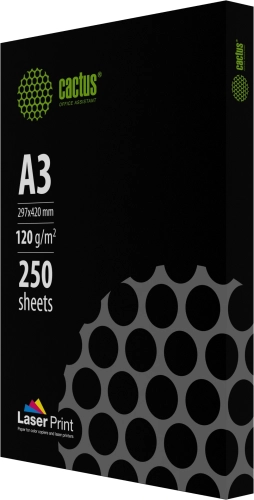 Бумага Cactus CS-LPA3120250 A3 марка A/120г/м2/250л./белый CIE170% для лазерной печати