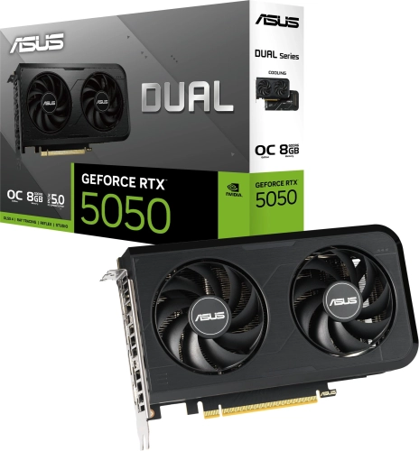 Видеокарта ASUS DUAL-RTX5050-O8G//RTX5050 HDMI DP*3 8G D6; 90YV0N72-M0NA00 фото 14