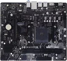 Материнская плата Biostar B550MT Soc-AM4 AMD B550 2xDDR4 mATX AC`97 8ch(7.1) GbLAN RAID+HDMI+DP