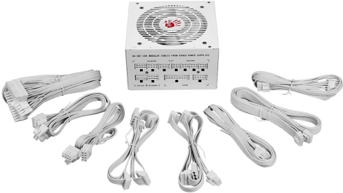 Блок питания Bloody ATX 750W BD-PS750G 80+ gold (20+4pin) APFC 120mm fan 6xSATA Cab Manag RTL (BD-PS750G-MW) фото 9