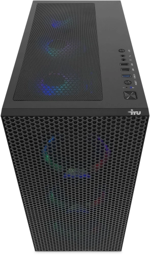 Компьютер IRU Tactio 510B7GP TWR i5 14400F (2.5) 32Gb SSD1Tb RTX5060TI 16Gb Windows 11 Pro GbitEth 650W черный (RUS) (2126624) фото 8