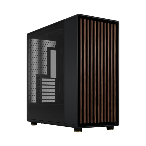 Корпус ПК без блока питания/ Case Fractal Design North XL RC Charcoal TG Dark, Full-Tower, 3x140mm, 2xUSB-A 3.0 + 1xUSB 3.2 Type-C, ATX, mATX, mITX Black (FD-C-NOR1X-05)