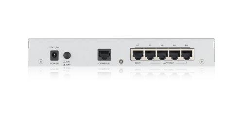 Межсетевой экран/ Межсетевой экран и Wi-Fi контроллер Zyxel USG FLEX 100, 1xWAN GE, 1xOPT GE (LAN/WAN), 3xLAN/DMZ GE, 1xUSB3.0, AP Controller (8/24), NebulaFlex ** (USGFLEX100-EUCI11F) фото 4