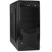 Exegate EX261451RUS Корпус Miditower CP-601 Black, ATX, , 2*USB, Audio