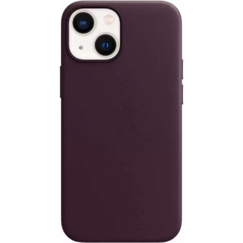 Чехол Apple MagSafe для iPhone 13 mini, кожа, «тёмная вишня» (MM0G3ZE/A)