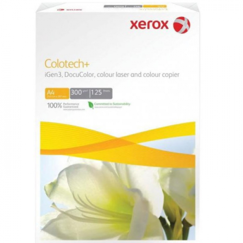 Бумага XEROX Colotech Plus без покрытия 170CIE, 300г, A4, 125 листов.Грузить кратно 6 шт. (003R97983)