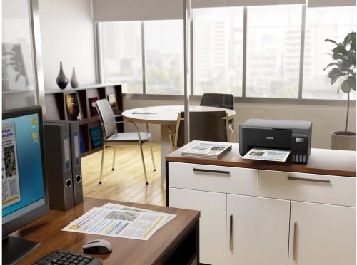 МФУ струйный Epson L3250 (C11CJ67508/503/418/405/408/412) A4 WiFi черный фото 2