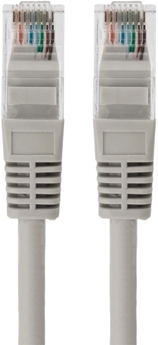 Патч-корд Rexant 18-8004 UTP RJ-45 вил.-вилка RJ-45 кат.5E 1.5м серый LSZH (уп.:1шт)