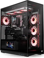 Корпус Thermaltake Stage 450 TG черный без БП ATX 2xUSB3.0 audio bott PSU (CA-12B-00M1WN-00)