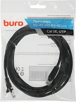 Патч-корд Buro UTP 4 пары cat.5E CCA molded 3м черный RJ-45 (m)-RJ-45 (m) (1645931) (1645931#MLN)
