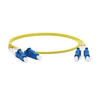 Кабельная сборка Hyperline FC-D2-9-LC/ UR-LC/ UR-H-20M-LSZH-YL Патч-корд волоконно-оптический (шнур) SM 9/ 125 (OS2), LC/ UPC-LC/ UPC, 2.0мм, duplex, LSZH, 20м (FC-D2-9-LC/UR-LC/UR-H-20M-LSZH-YL)