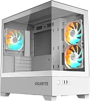 Корпус Gigabyte GB-C201PI белый без БП mATX 6x120mm 3x140mm 2xUSB3.0 audio bott PSU