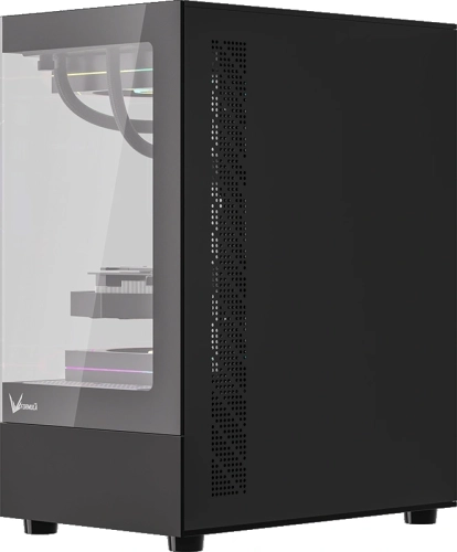 Корпус Formula Crystal Z1CM Plus AR черный без БП mATX 2x120mm 1xUSB3.0 audio bott PSU (CRYSTAL Z1CM + AR) фото 6