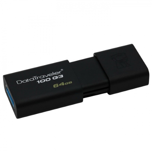 Флеш накопитель 64GB Kingston DataTraveler Traveler 100 G3, USB 3.0, 3х64GB (DT100G3/64GB-3P)