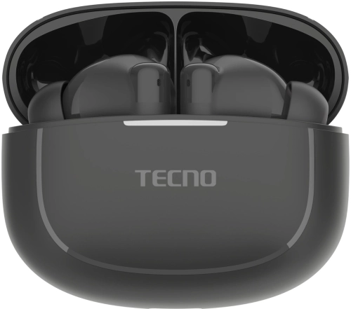 Гарнитура внутриканальные Tecno BD04 черный беспроводные bluetooth в ушной раковине (BD04 AIR BLACK)