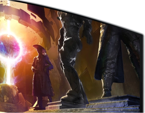 Монитор Samsung 34 S34DG852SMXUE серебристый OLED LED 21:9 M/ M полуматовая HAS 250cd 178гр/ 178гр 3440x1440 175Hz DP Ultra WQHD USB 7.5кг (LS34DG852SMXUE) фото 7