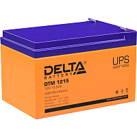 DTM 1215 Delta Аккумуляторная батарея/ Battery Delta DTM 1215 (12V/15Ah)
