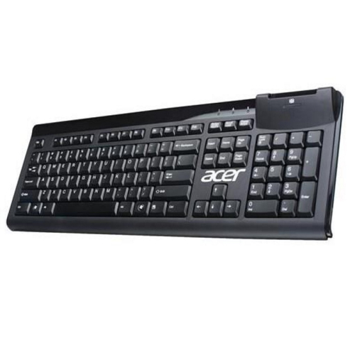 Клавиатура Acer Wired Keyboard Black Acer Wired Keyboard CHICONY KUS-0967 USB Black layout for RU with slot for Smart Card (GP.KBD11.01V)