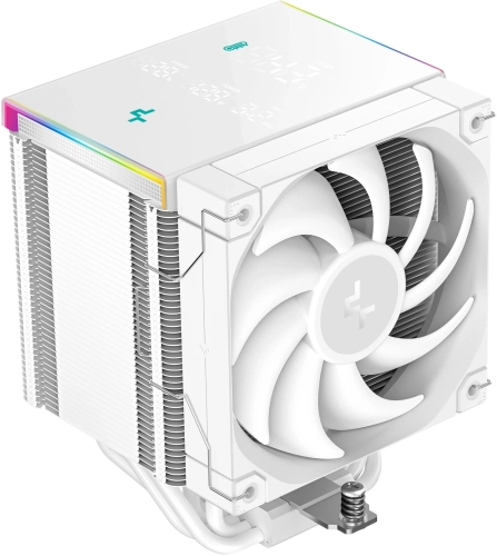 Устройство охлаждения(кулер) Deepcool AK500 Digital Pro Soc-AM5/AM4/1200/1700/1851 белый 4-pin 25dB Al+Cu LCD 240W 1346gr Ret (R-AK500-WHAPMN-G)