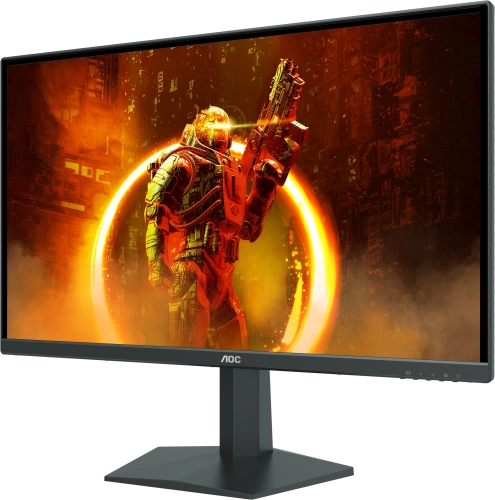 Монитор AOC 23.8 Монитор AOC 23.8 24G10ZNE черный/красный VA 16:9 HDMI M/M матовая 300cd 1920x1080 180Hz DP FHD 3.3кг фото 2