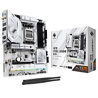 Материнская плата ASROCK X870 STEEL LEGEND WIFI, AM5, X870, 4*DDR5, 4*SATA, 3*M.2, 4*USB 2.0, 5*USB 3.2, 2*Type-C, 2*PCIx16, 1*M.2 (Key E), HDMI, ATX