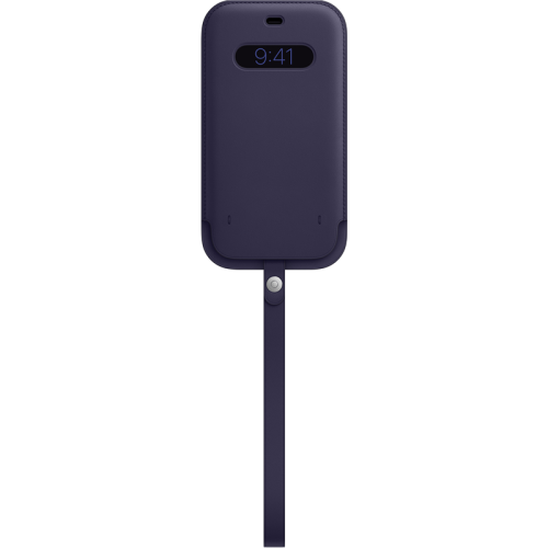 Чехол MagSafe для iPhone 12 Pro Max/ iPhone 12 Pro Max Leather Sleeve with MagSafe - Deep Violet
