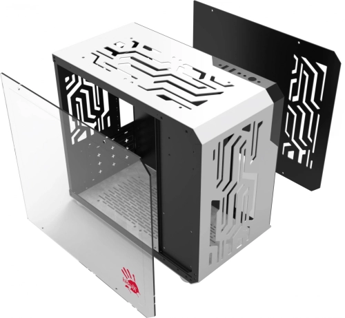 Корпус Bloody BD-CC110 белый без БП mATX 5x120mm 2xUSB3.0 audio (BD-CC110-WH) фото 9