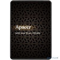 Apacer SSD PANTHER AS340X 240Gb SATA 2.5" 7mm, R550/ W520 Mb/ s, 3D NAND, IOPS 38K/ 75K, MTBF 1,5M, 140TBW, (AP240GAS340XC-1)