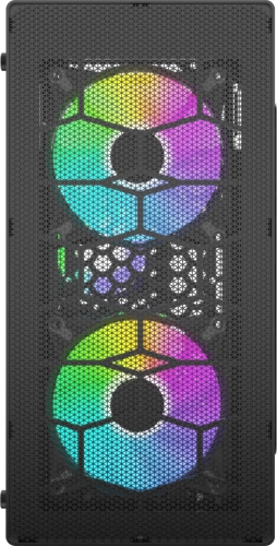 Корпус Bloody BD-CC101F черный без БП mATX 1x80mm 1x92mm 2xUSB2.0 1xUSB3.0 audio (BD-CC101F-BK) фото 2