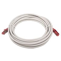 Кабельная сборка Hyperline PC-LPM-STP-RJ45-RJ45-C5e-10M-LSZH-GY Патч-корд F/ UTP, экранированный, Cat.5е (100% Fluke Component Tested), LSZH, 10м, серый